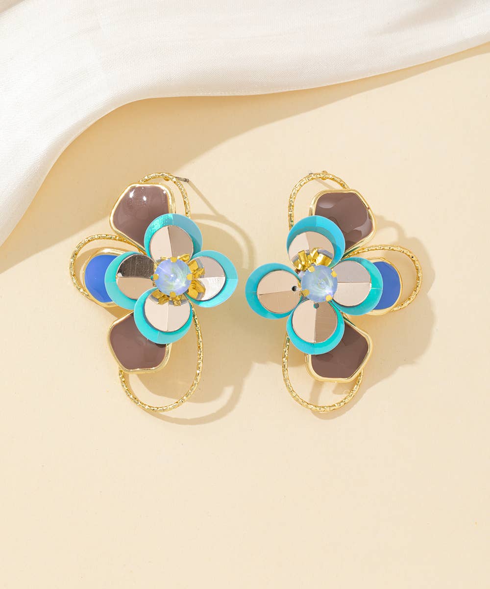 Bloom Petal Statement Earrings