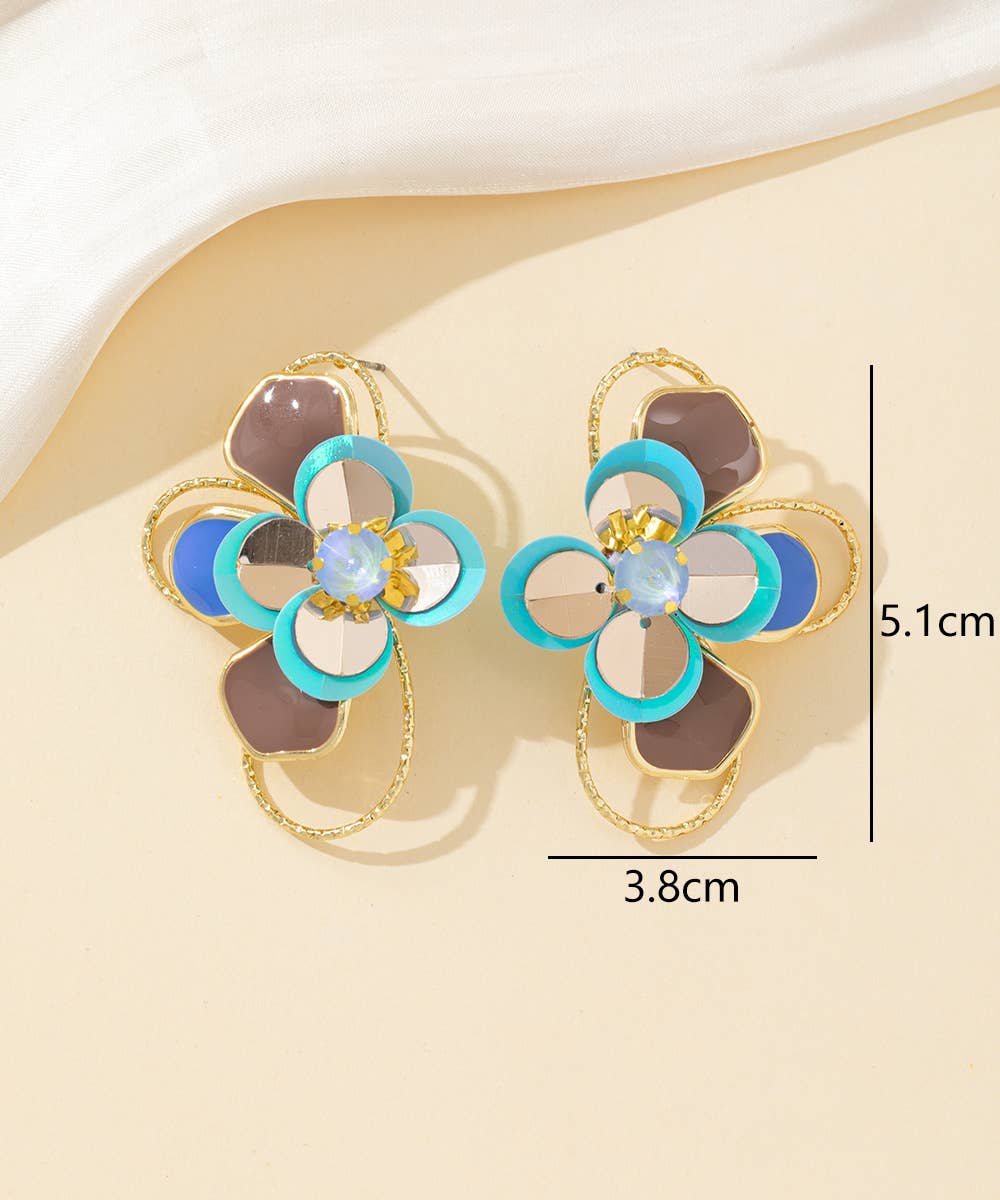 Bloom Petal Statement Earrings
