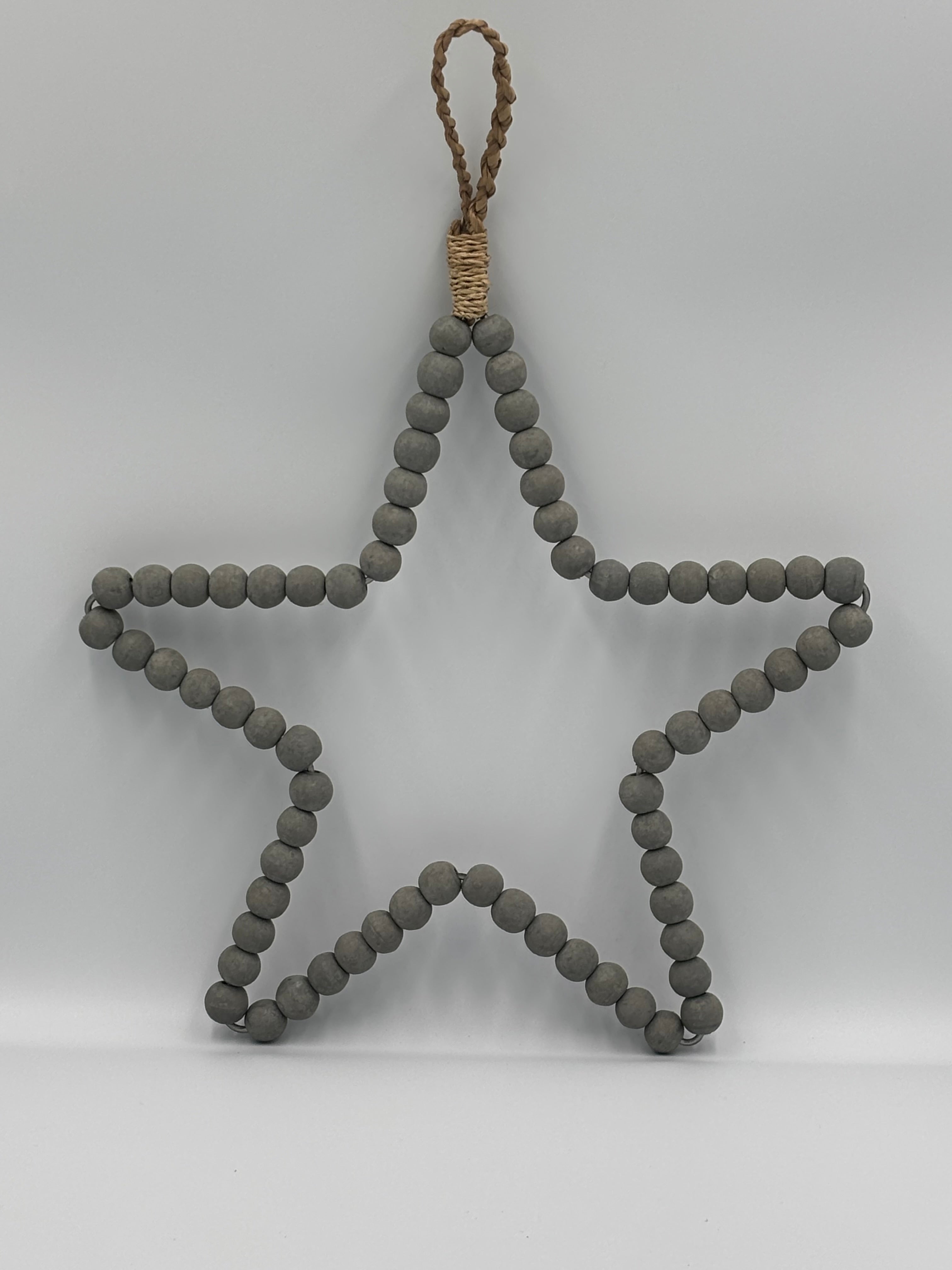 Boho Beaded Star Wall Hanger
