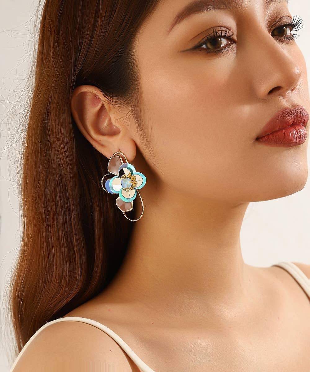 Bloom Petal Statement Earrings