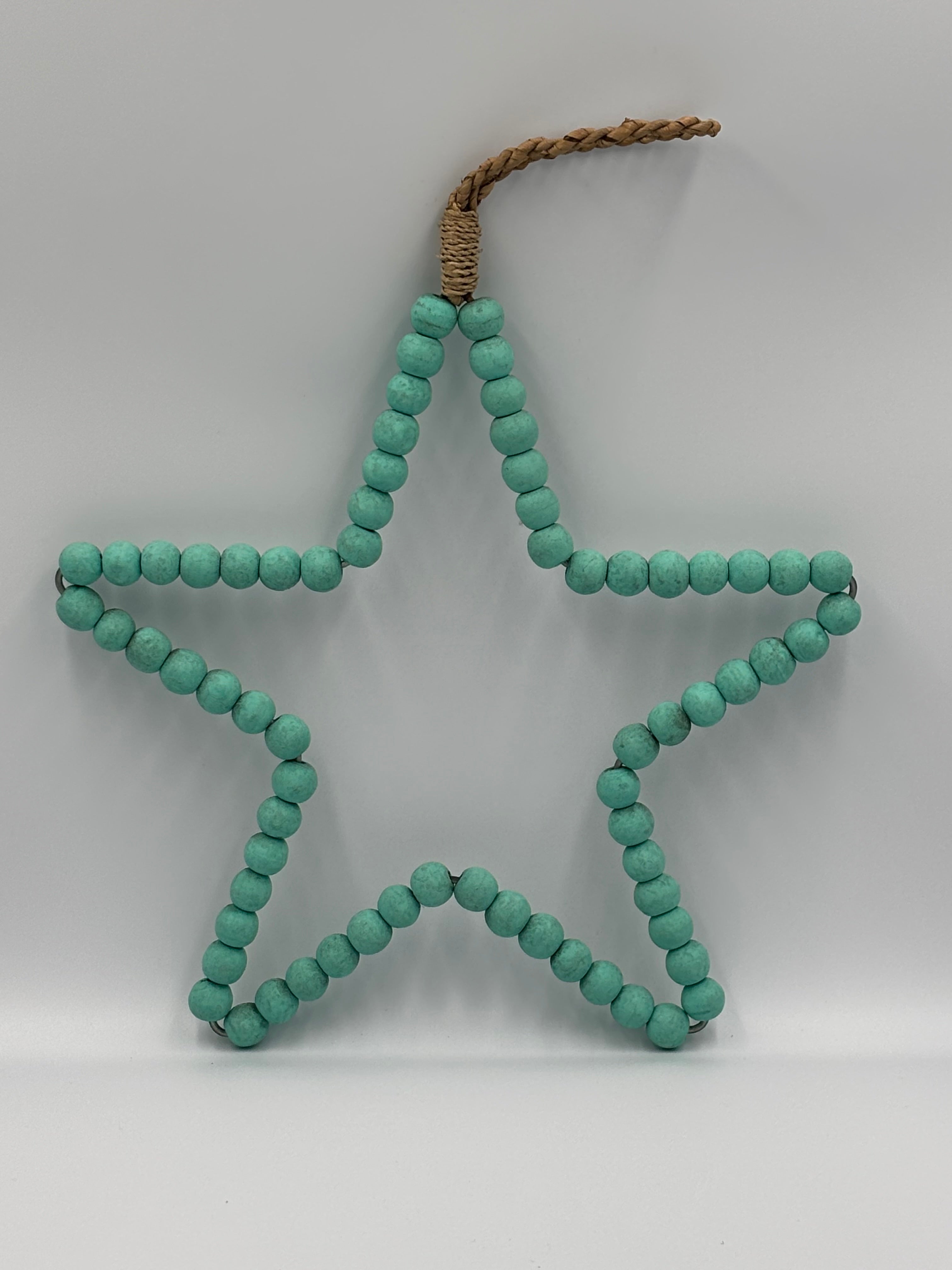 Boho Beaded Star Wall Hanger