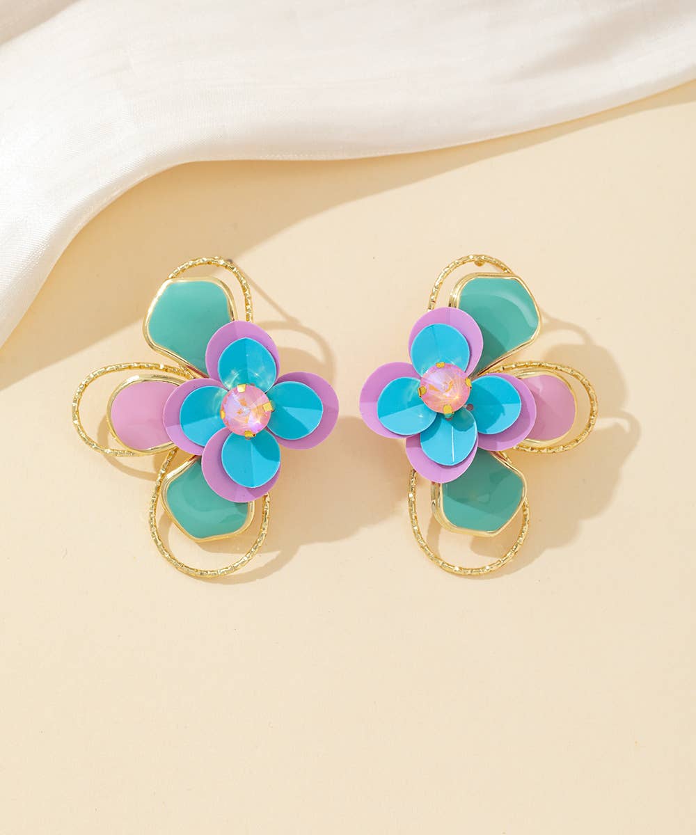 Bloom Petal Statement Earrings