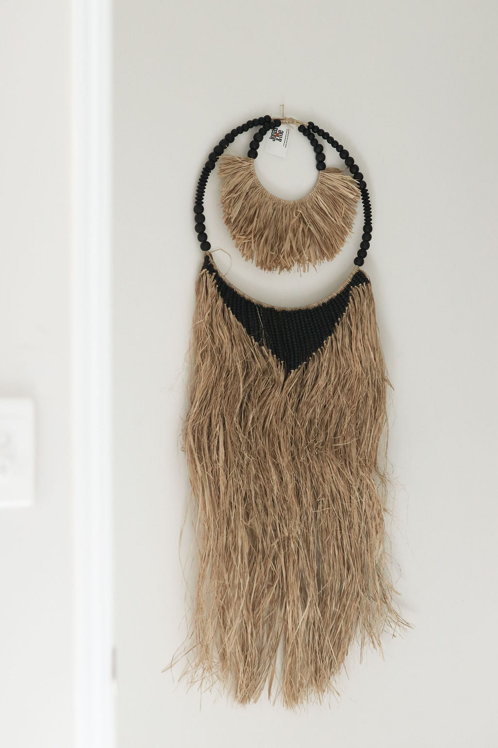 Coastal Luxe Raffia Wall Hanger