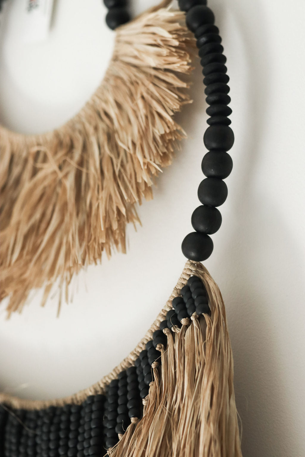 Coastal Luxe Raffia Wall Hanger