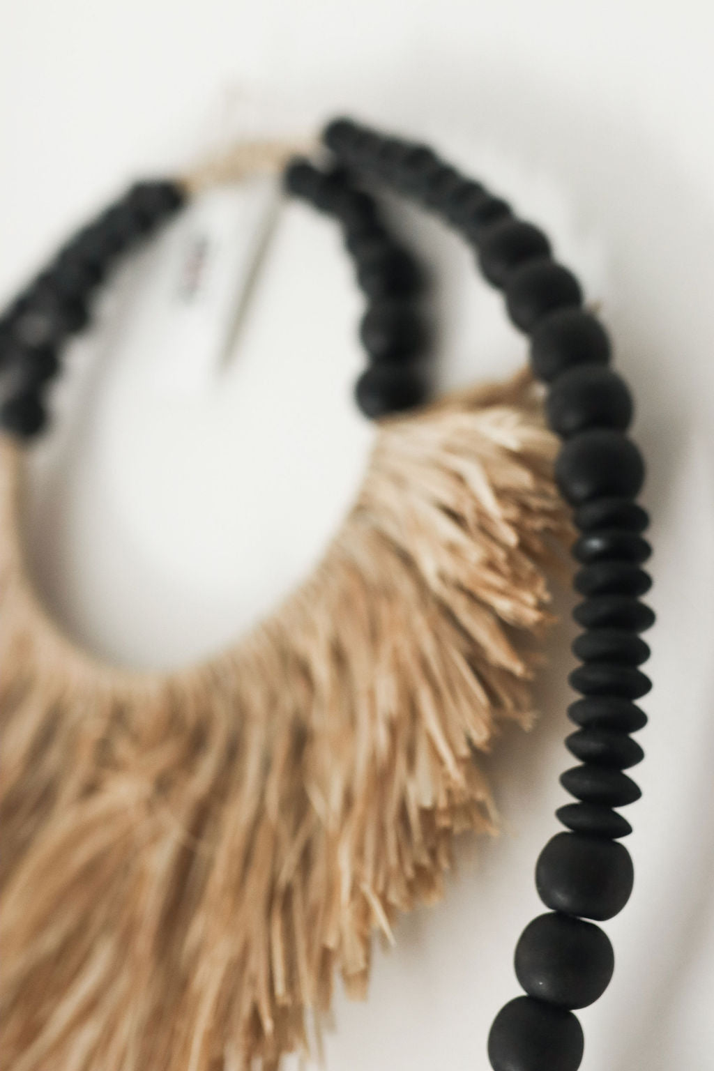 Coastal Luxe Raffia Wall Hanger