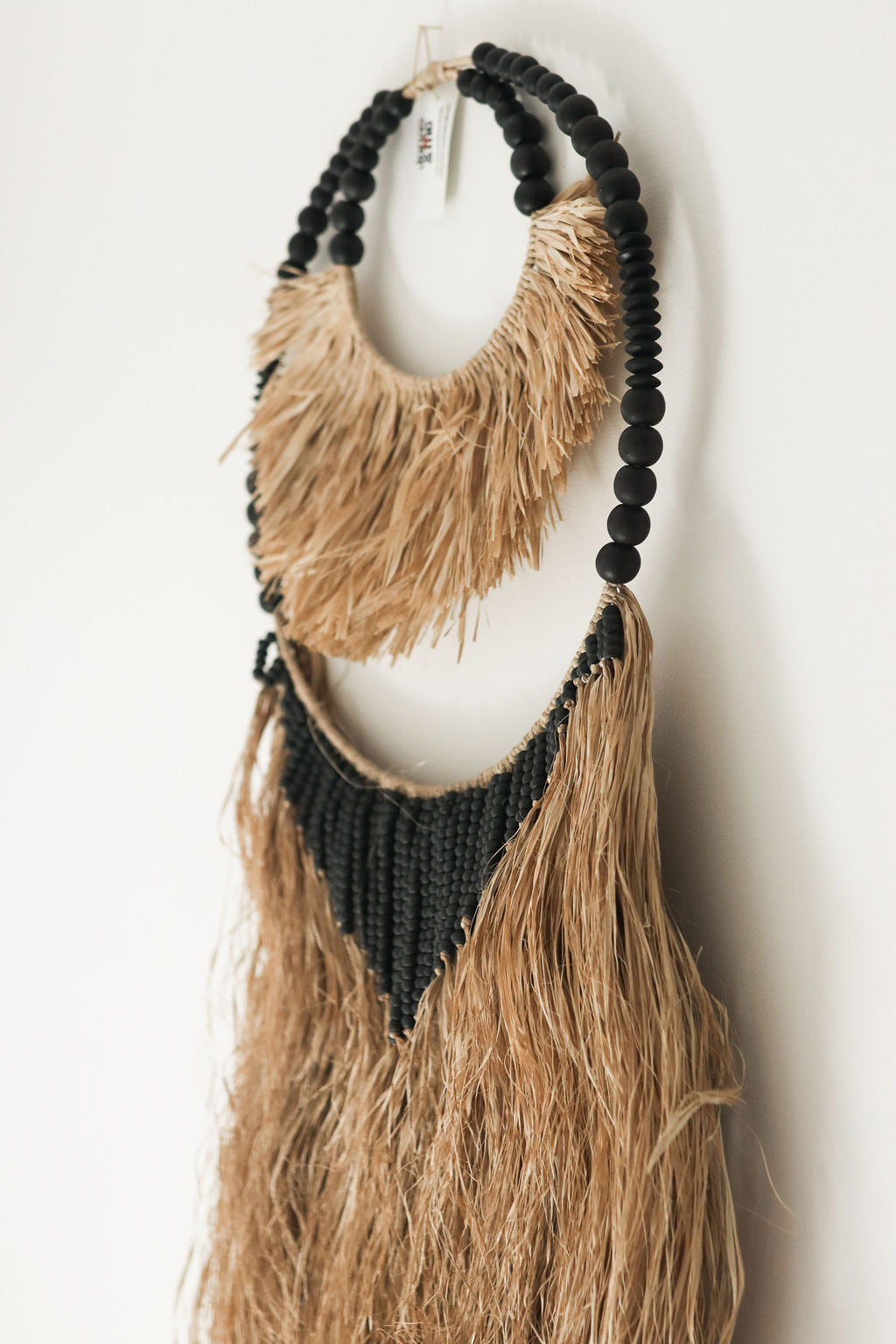 Coastal Luxe Raffia Wall Hanger