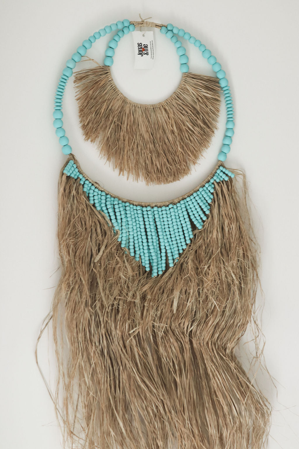 Coastal Luxe Raffia Wall Hanger