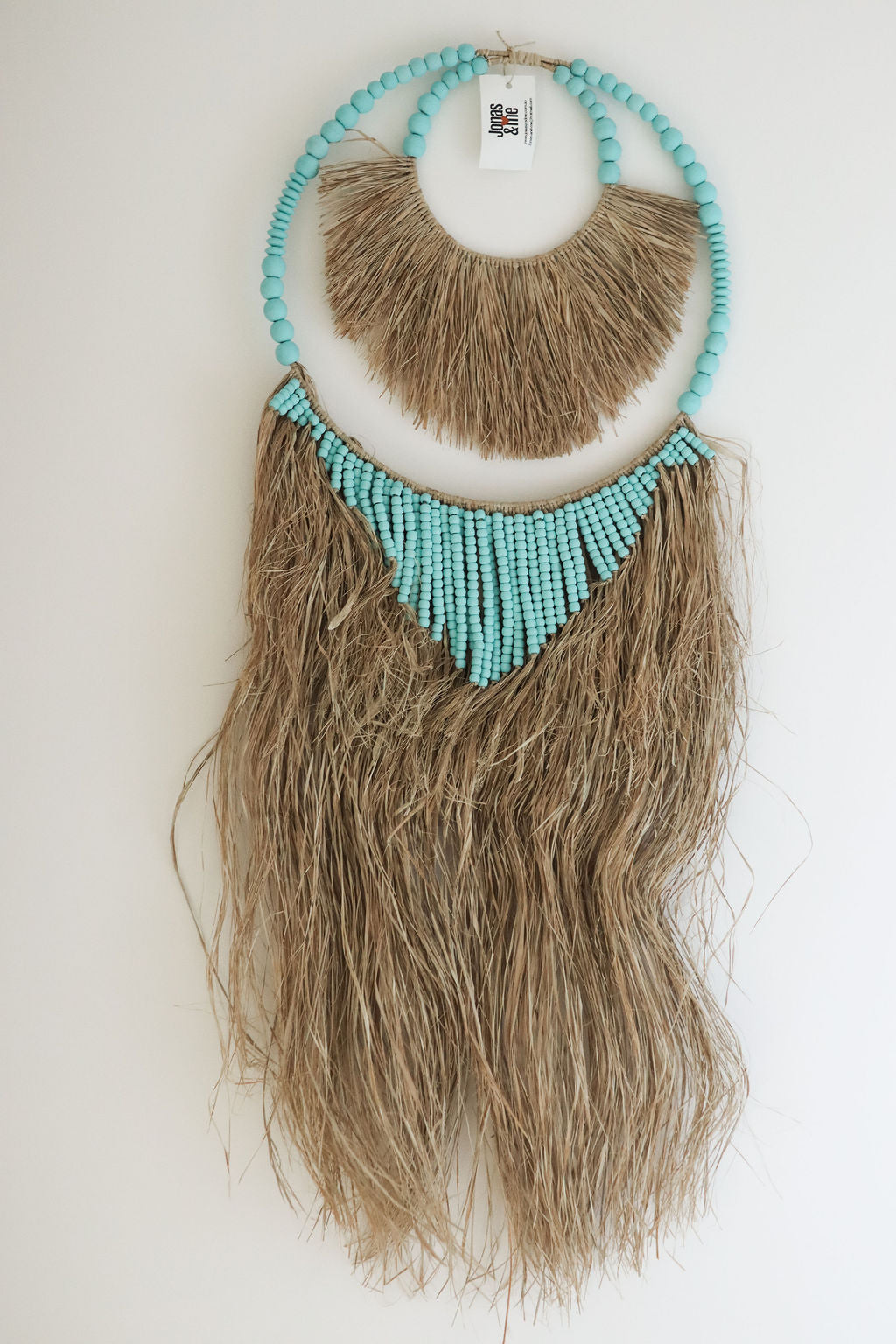 Coastal Luxe Raffia Wall Hanger