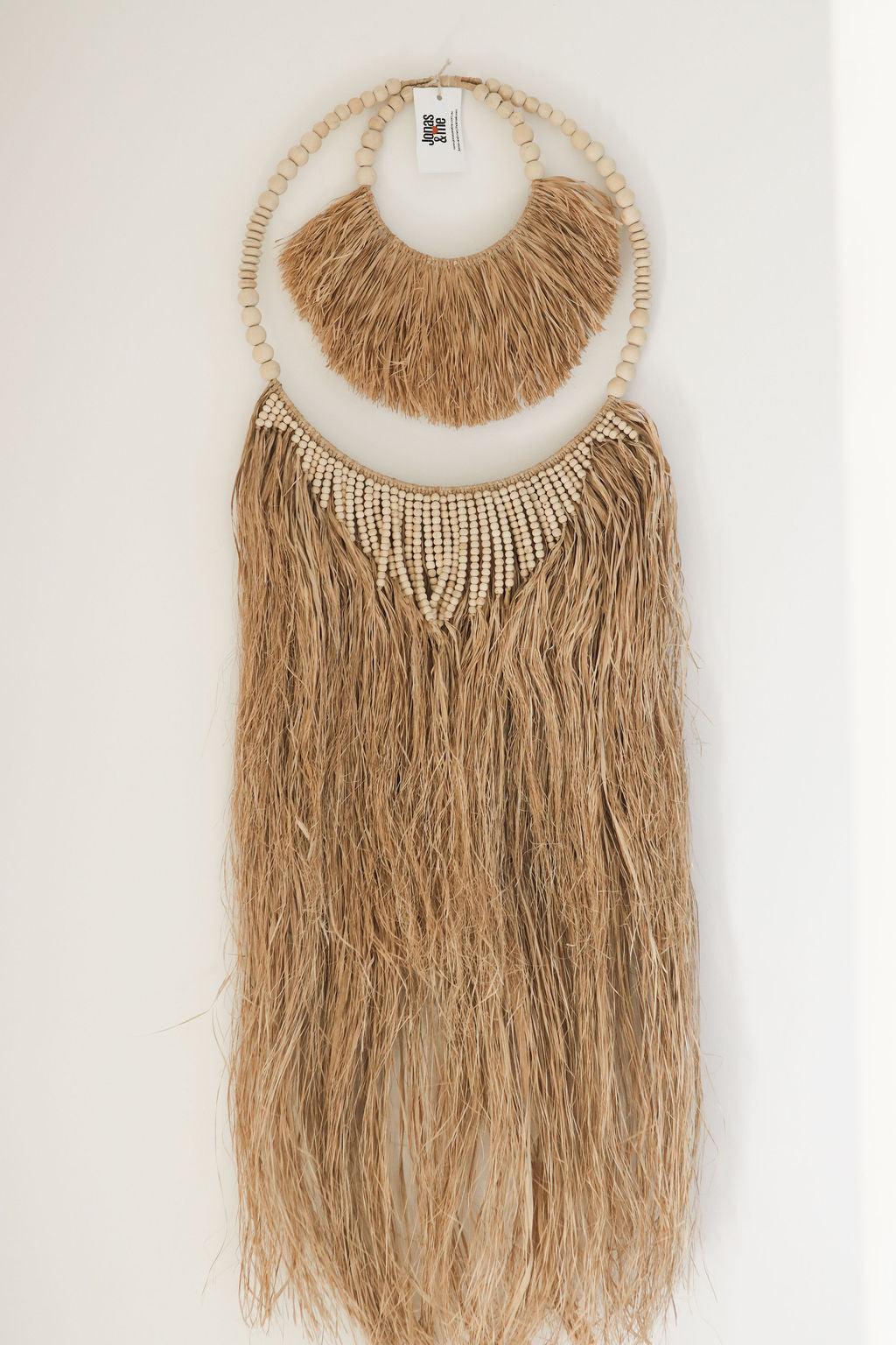 Coastal Luxe Raffia Wall Hanger