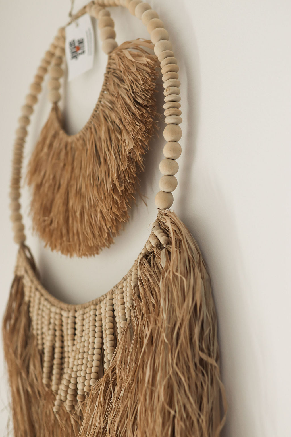 Coastal Luxe Raffia Wall Hanger