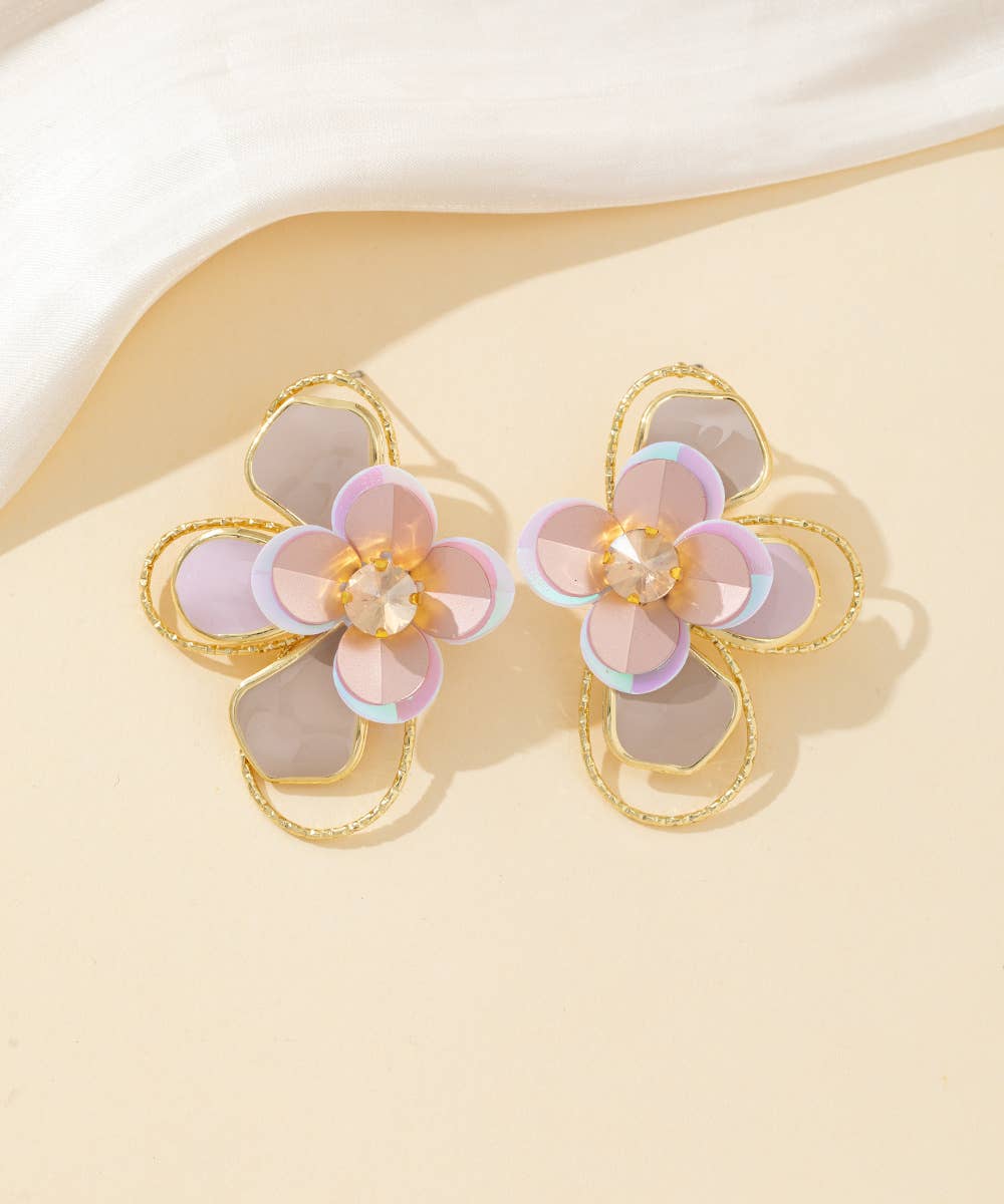 Bloom Petal Statement Earrings